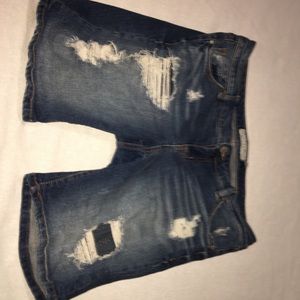 Denim shorts